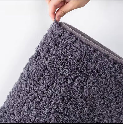 Long hair absorbent bathroom mat furry shower room foot wiping mat toilet non-slip mat entrance mat