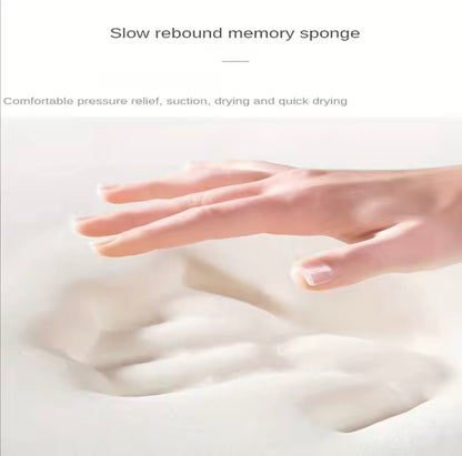 Long hair absorbent bathroom mat furry shower room foot wiping mat toilet non-slip mat entrance mat